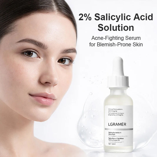 Salicylic Acid 2% Facial Essence, Acne-Fighting Serum for Blemish-Prone,Deep Moisturizing Skin,The Skin Facial Skin Essence New