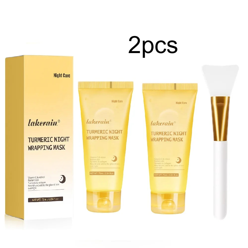 Overnight Wrapping Peel Off Mask Kojic Acid Turmeric Nourishes Hydrolyzed Collagen