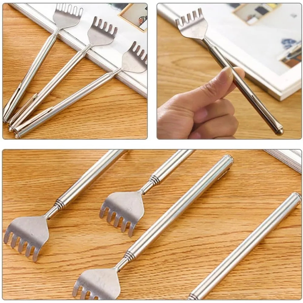 Velora Glow Telescopic Back Scratcher & Massager – Portable Stainless Steel