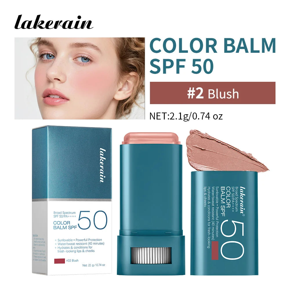 SPF 50 Blush Stick — Tinted Sun Protection