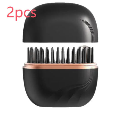 portable wireless hair straightening comb