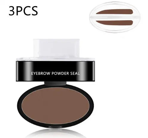 eyebrow powder stamp and stencil kit