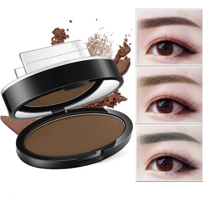 eyebrow powder stamp and stencil kit