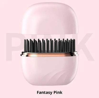 portable wireless hair straightening comb