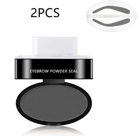 eyebrow powder stamp and stencil kit