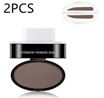 eyebrow powder stamp and stencil kit