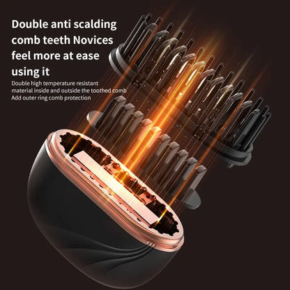 portable wireless hair straightening comb
